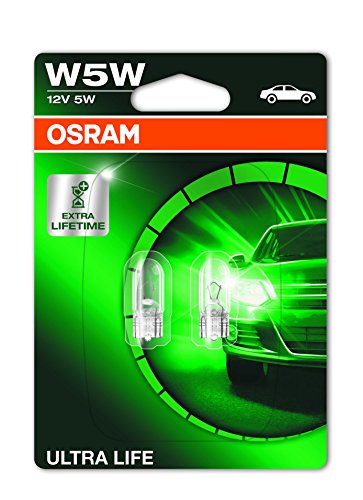 Osram 2825Ult-02B Ultra Life Lampadine Macchina, Doppia Ampolla, W5W