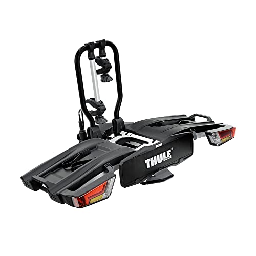 Thule Easyfold Xt Piattaforma Gancio Traino Portabici Black/Aluminium, 2 Bikes