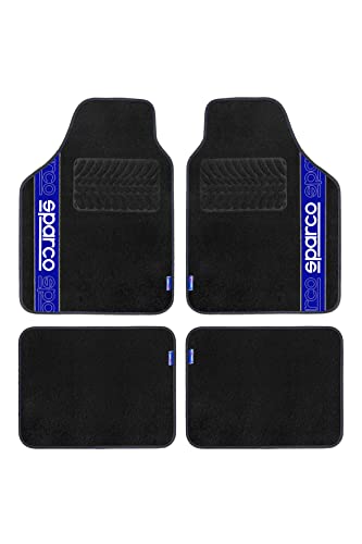 Sparco F510 Tappeto Nero/Blu Tappeto