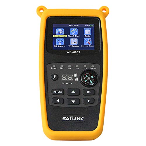 Satlink Ws-6933 - Misuratore Satellitare Hd Dvb-S + Dvb-S2 8Psk Sat