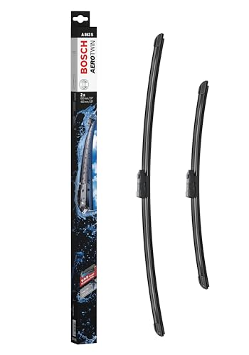 Bosch Automotive Tergicristalli Aerotwin A863S, Lunghezza 650Mm/450Mm, 1 Set Per Parabrezza Anteriore, Nero, 65 X 4 X 5 Cm, 280 Grammi