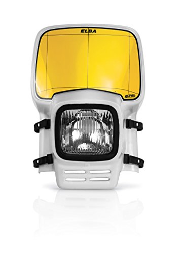 Acerbis 0003020.030 Masch.Portaf.Elba Con Faro, Bianco