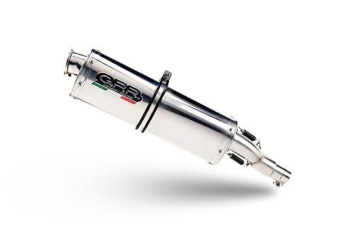 Scarico Marca Gpr Compatibile Con Honda Transalp Xl 600 V 1986/1999, Gpr Trioval, Terminale Omologato Con Raccordo Specifico