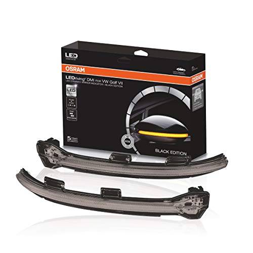 Osram Leddmi 5G0 Bk S Ledriving Indicatore Di Direzione Led Completamente Dinamico - Nero Edition, Set Di 2