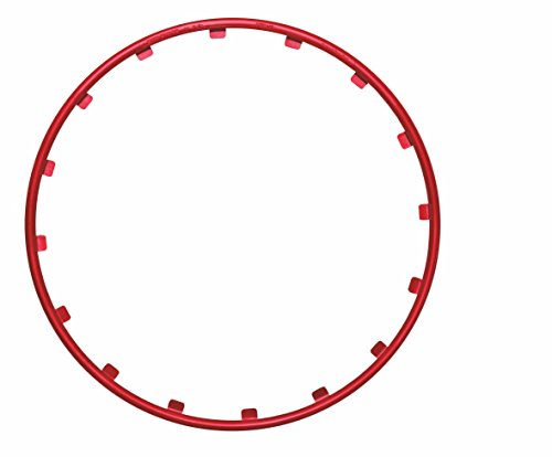 Rimgz 63192 Protezione Per Bordi In Plastica Da 17", Rossa, 4 — Set Di 4