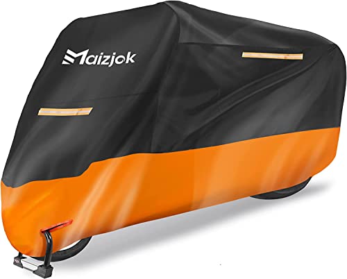 Maizjok Telo Moto Da Esterno Interno Telo Coprimoto Impermeabile Copri Moto 210D Poliestere Copertura Moto Universale Per Scooter Vespa Motorino Motoc