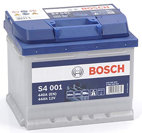Bosch Automotive S4001, Batteria Per Auto, 44A/H, 440A, Tecnologia Al Piombo Acido, Per Veicoli Senza Sistema Start Stop, ‎17.5 X 17.5 X 20.7 Cm, 11.2