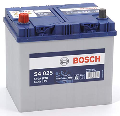 Bosch S4025, Batteria Per Auto, 60A/H, 540A, Tecnologia Al Piombo Acido, Per Veicoli Senza Sistema Start/Stop