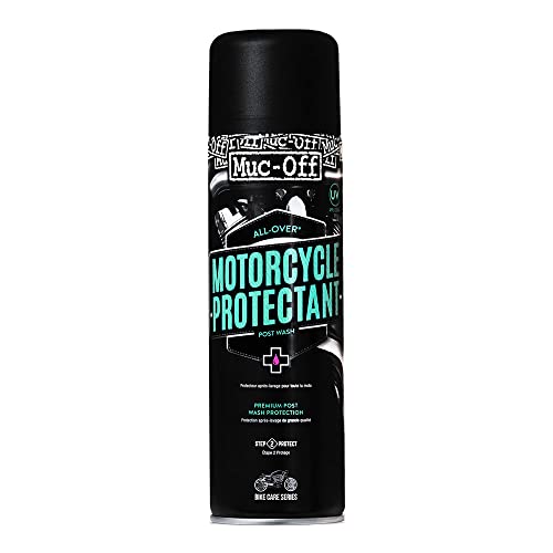 Muc-Off Motorcycle Protectant, 500 Ml, Antiruggine Spray E Protettore Post-Lavaggio Per Moto, Qualità, Anti Ruggine Sicuro Su Tutte Le Finiture