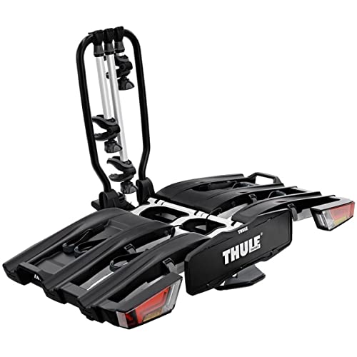Thule Easyfold Xt F Gancio Traino Portabici Per Fix4Bike Aluminum, 3 Bikes