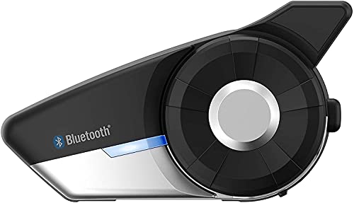Sena 20S Evo Auricolare Bluetooth Per Moto/Sistema Di Comunicazione Con Altoparlanti Hd, Nero