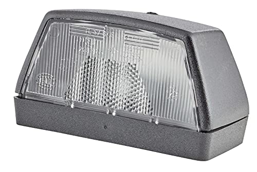 Hella 2Ka 003 389-081 Luce Targa, Alogeno, Montaggio, Esterno/Avvitamento Pg, Sx/Dx
