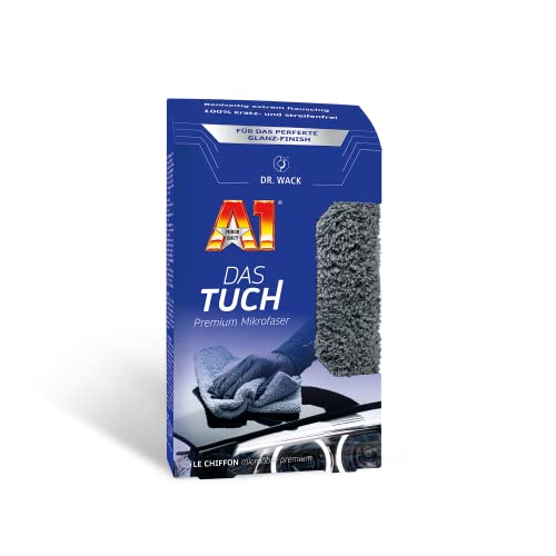 Dr. Wack A1 Das Tuch 40 X 40 Cm I Premium Mikrofasertuch Für Kratzfreies Polieren Von Empfindlichen Lacken I Extrem Weich, Flauschig & Fusselfrei I Ho