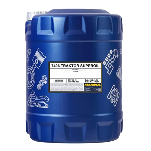 Mannol Trattore Superoil Api Cd Olio Motore, 10 Litri