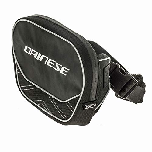 Dainese - Waist-Bag Marsupio Moto, Marsupio Uomo E Donna Da 2 Litri, Chiusura A Zip, Marsupio Impermeabile Con Inserti Morbidi, Borsello Bikers Unisex