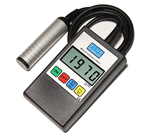 Blue Technology Mgr-S 11 Fe Paint Rivestimento Spessore Meter Gauge Con Sonda Per Acciaio, Nero