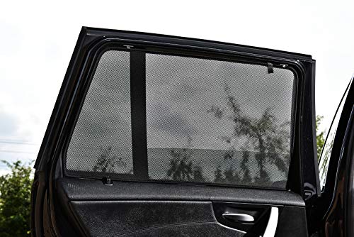 Car Shades Set (Porte Posteriori) Compatibile Con Audi A4 B8 Avant 2008-2015 (2-Parti)