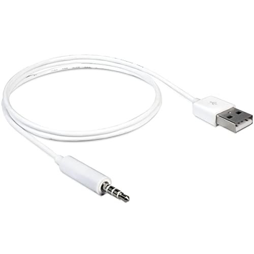 Delock 83182 Cable Usb 2.0 - Jack 3.5 M/M 1.00M Blanco