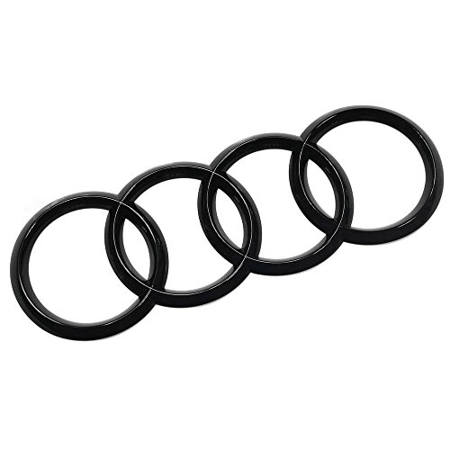 Audi 8S0071801 Anelli Da Segno Black Edition, Con Emblema Blackline, Colore Nero