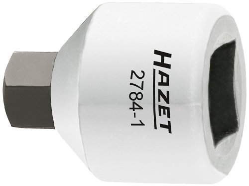 Hazet 2784-1 Inserto Chiave A Bussola Giravite Per Pinze Freni, Multicolore, Attacco Quadro, Cavo, 10 Mm 3/8 Di Pollice