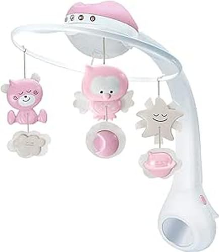 Infantino 3 In 1 Projector Musical Mobile - Convertible Table Cot Light And Projector, Wake Up Mode To Simulate Daylight, Complete With 6 Melodies And