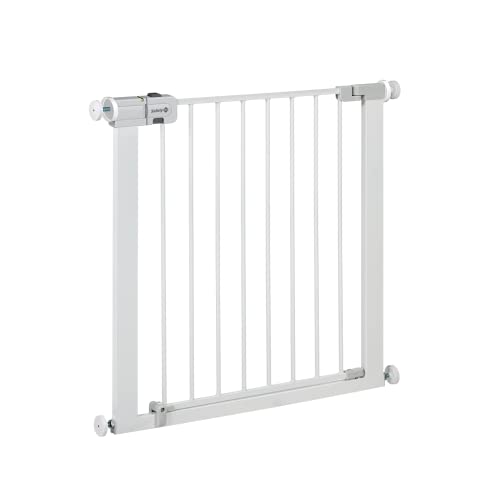 Safety 1St Easy Close Metal Cancelletto Di Sicurezza In Metallo Per Bambini, Porte, Scale, Vani Con Apertura 73-80 Cm, Allungabile Fino A 136 Cm Con E