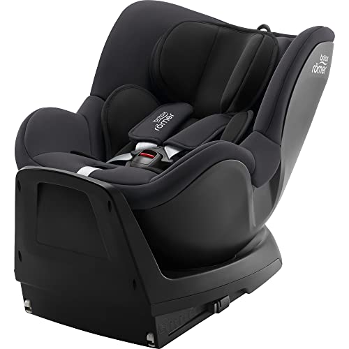 Britax Römer Seggiolino Auto Dualfix Plus Girevole A 360°, Con Inserto Neonato E Sistema Di Fissagio Isofix, Bambini Da 40-105 Cm (I-Size), Dalla Nasc