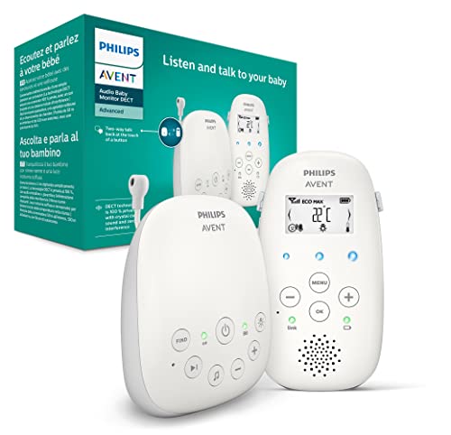 Philips Avent Baby Monitor Dect, 100% Privato E Senza Interferenze Scd713/26
