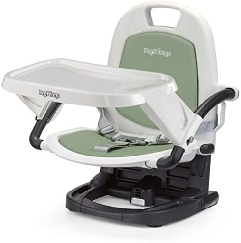 Peg Perego Rialto Alzasedia Pappa, Sedia Bimbi Portatile E Regolabile, Chiusura Compatta, Vassoio Rimovibile, Seggiolone Da Viaggio Per Bambini Da 6 M