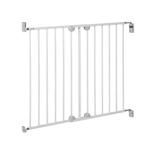 Safety 1St Wallfix Cancelletto Estensibile Di Sicurezza Per Scale E Porte, Cancelletto Per Bambini E Cani Da Interno, Per Aperture 60-102 Cm, In Metal