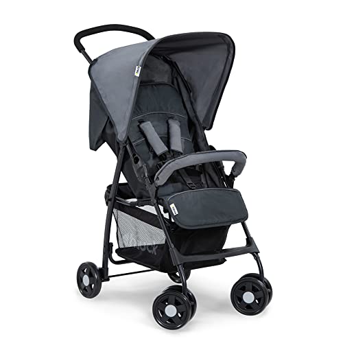 Hauck Passeggino Sport - Passeggino Leggero 5.9 Kg - Passeggino Compatto, Pieghevole E Piccolo - Reclinabile, Cappotta Parasole E Grande Cesto Portaog