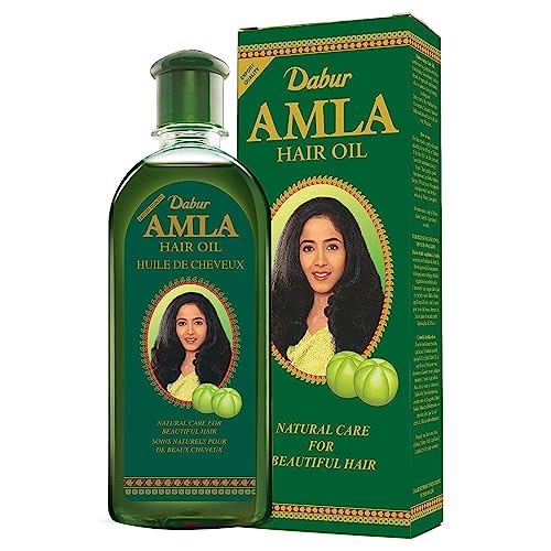 Dabur Amla Hair Oil 200 Ml - Trattamento Naturale Per Capelli Lunghi, Olio Nutriente Che Previene La Rottura E La Caduta/Olio Per Capelli Amla Per La 