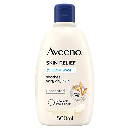 Aveeno, Bagno Doccia Lenitivo, Skin Relief, Pelle Da Secca A Molto Secca, Ipoallergenico, 500Ml
