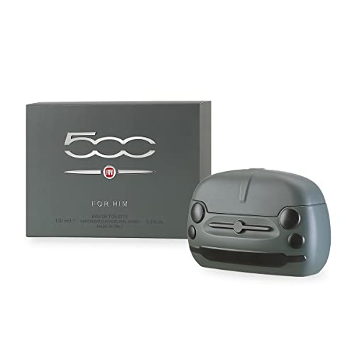 Diamond International Fiat | Fiat 500 For Him Eau De Toilette - Profumo Uomo Fiat, Con Contrasti Grintosi E Frizzanti, Fragranza Legnosa E Speziata, M