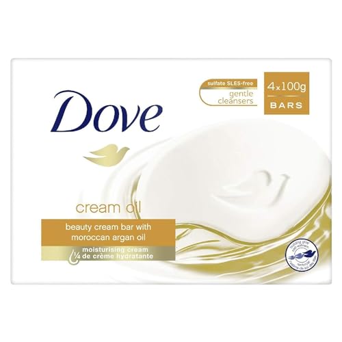 Dove Sapone Pane Di Toilette Cura/Olio Surgras 4 X 100 G