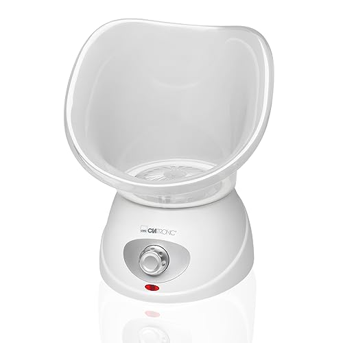Clatronic Gs 3656, Inalatore Per Sauna Facciale, Inalatore, Doccia Nasale, Rilassante Con Attacco Aromatico, Per Bocca E Naso, Adatto Per Bambini, Bia