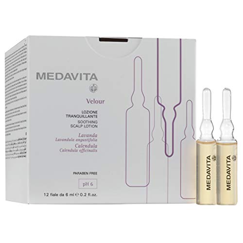 Medavita, Velour, Lozione Tranquillante, Ph 6, 12 Fl X 6 Ml