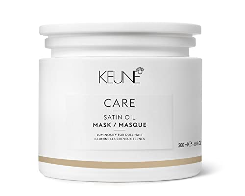 Keune Care Line Satin Oil Mask 200Ml - Maschera Illuminante Per Capelli Spenti E Secchi