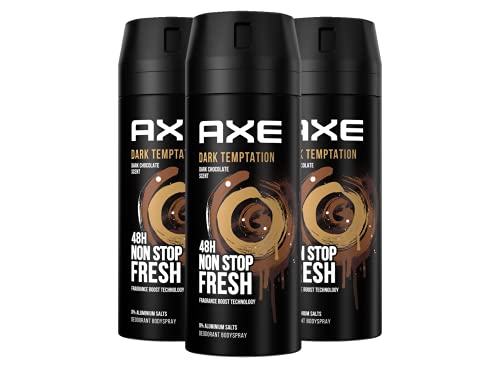 Axe Deodorante Dark Temptation (Etichetta In Lingua Italiana Non Garantita) 3 X 150Ml