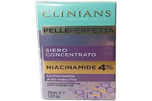 Clinians Pelle Perfetta Siero Concentrato Con Niacinamide 4% Uniformante Anti-Macchie 30 Ml, Oro