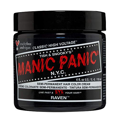 Manic Panic Classic Hig Voltage Raven Classic Creme 118Ml - Crema Colorante Semi-Permanente