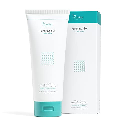 Colibri Skincare Purifying Gel Cleanser - Detergente Schiumogeno Viso Delicato Per Pelle Mista, Grassa, Con Acne, Sensibile E Secca - Cleanser Con Aci