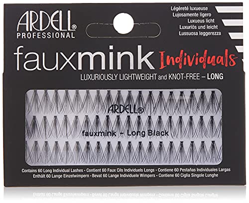 Ardell Ciglia Faux Mink Individuals Long, Nero - 1 Paio