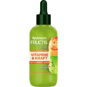 Garnier Fructis - Siero Per Vitamine E Forza Con Arancio Sangue, Per Capelli Sottili, Tendenti Alla Rottura Dei Capelli, Effetto Anti-Rottura, Con Vit