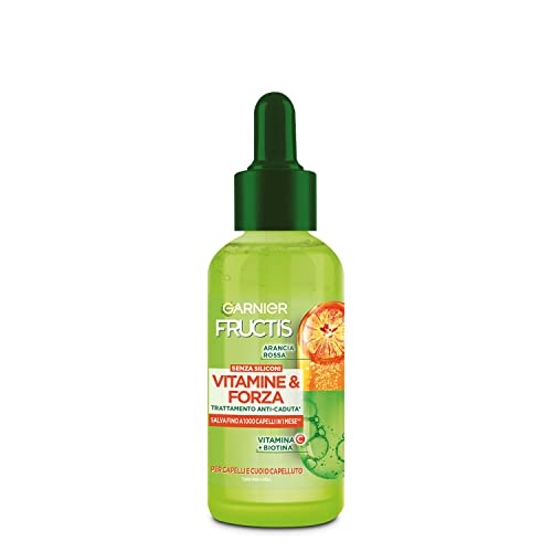 Garnier Fructis Vitamine&Forza, Trattamento Anticaduta Fortificante Per Capelli Fragili E Soggetti A Rottura, Per Capelli 10 Volte Più Forti, 125 Ml