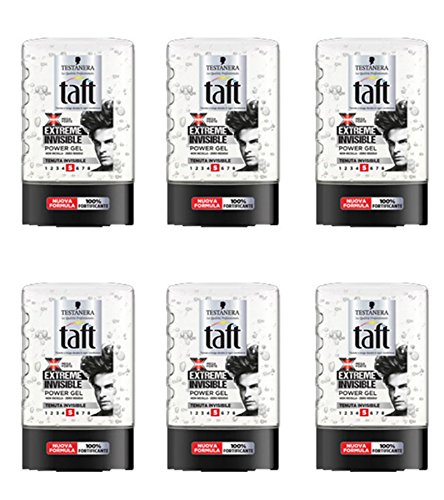 6 X Testanera Taft Gel Capelli Extreme 300 Ml