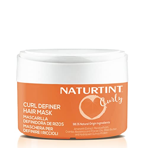 Naturtint Maschera Curl - Definizione Dei Ricci, Riparazione Dei Capelli Danneggiati, Idratante Ed Ammorbidente - Balsamo Per Capelli Ricci - Effetto