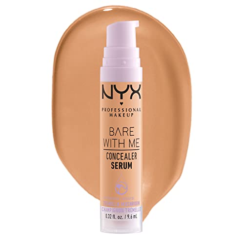 Nyx Professional Makeup Siero Correttore, Effetto Naturale, Fino A 24H D'Idratazione, Coprenza Media, Bare With Me, Tonalità: Golden, 9,6 Ml