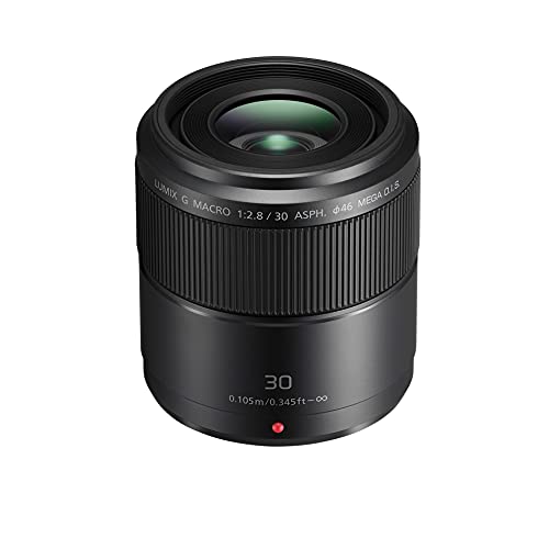Panasonic Lumix Macro Obiettivo, 30 Mm, Nero