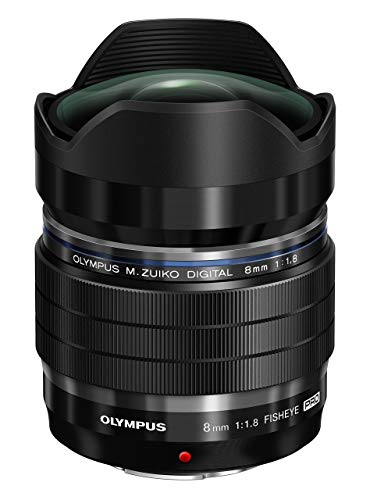 Olympus M.Zuiko Digital Ed 8Mm 1:1.8 Pro Obiettivo Micro Quattro Terzi, Nero